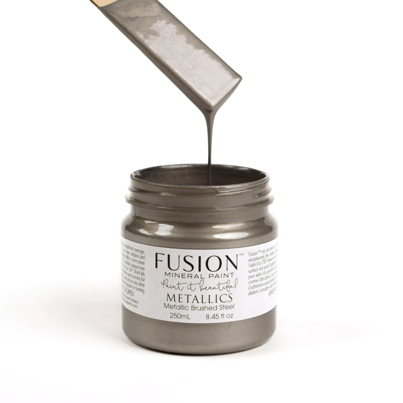 Brushed Steel - Metallics Fusion Mineral Paint