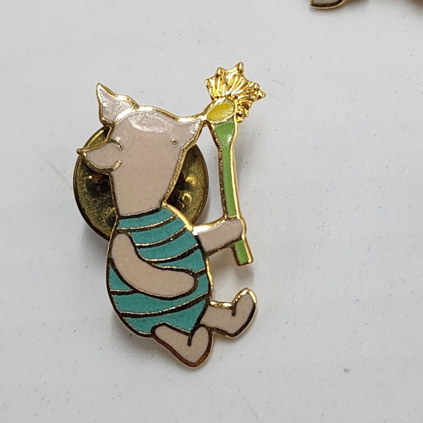 Vintage Winnie The Pooh Christopher Robin Piglet Eeyore Enamel Pin Michel & Co